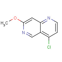 952138-19-1 4-chloro-7-methoxy-1,6-naphthyridine chemical structure