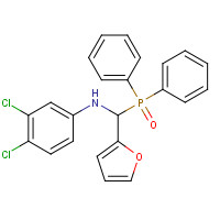 680212-11-7 3,4-dichloro-N-[diphenylphosphoryl(furan-2-yl)methyl]aniline chemical structure