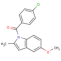 6260-97-5 (4-chlorophenyl)-(5-methoxy-2-methylindol-1-yl)methanone chemical structure
