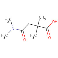 109233-98-9 4-(dimethylamino)-2,2-dimethyl-4-oxobutanoic acid chemical structure