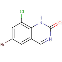 1036755-78-8 6-bromo-8-chloro-1H-quinazolin-2-one chemical structure