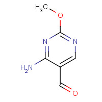 26664-09-5 4-amino-2-methoxypyrimidine-5-carbaldehyde chemical structure