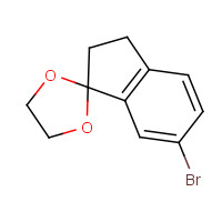 866848-94-4 5-bromospiro[1,2-dihydroindene-3,2'-1,3-dioxolane] chemical structure