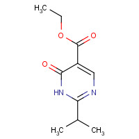 72419-30-8 ethyl 6-oxo-2-propan-2-yl-1H-pyrimidine-5-carboxylate chemical structure