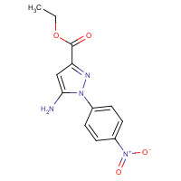 866838-08-6 ethyl 5-amino-1-(4-nitrophenyl)pyrazole-3-carboxylate chemical structure