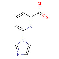1083402-25-8 6-imidazol-1-ylpyridine-2-carboxylic acid chemical structure
