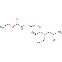 64241-34-5 ethyl N-[[6-[ethyl(2-hydroxypropyl)amino]pyridazin-3-yl]amino]carbamate chemical structure