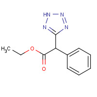 149476-31-3 ethyl 2-phenyl-2-(2H-tetrazol-5-yl)acetate chemical structure
