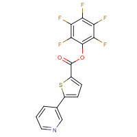 941716-94-5 (2,3,4,5,6-pentafluorophenyl) 5-pyridin-3-ylthiophene-2-carboxylate chemical structure