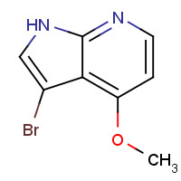 1053655-78-9 3-bromo-4-methoxy-1H-pyrrolo[2,3-b]pyridine chemical structure