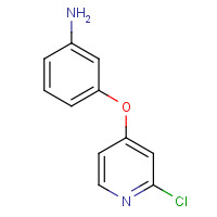 943632-50-6 3-(2-chloropyridin-4-yl)oxyaniline chemical structure