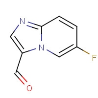 1019020-06-4 6-fluoroimidazo[1,2-a]pyridine-3-carbaldehyde chemical structure