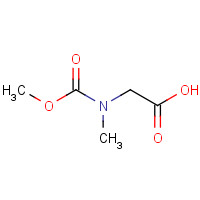 116714-27-3 2-[methoxycarbonyl(methyl)amino]acetic acid chemical structure