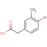 215949-57-8 2-(4-bromo-3-methylphenyl)acetic acid chemical structure