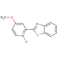 1432592-56-7 2-(4-methoxy-1-oxidopyridin-1-ium-2-yl)-1,3-benzothiazole chemical structure