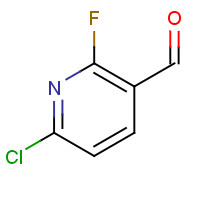 1093880-37-5 6-chloro-2-fluoropyridine-3-carbaldehyde chemical structure