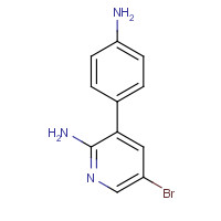 1398636-08-2 3-(4-aminophenyl)-5-bromopyridin-2-amine chemical structure