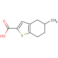 588698-05-9 5-methyl-4,5,6,7-tetrahydro-1-benzothiophene-2-carboxylic acid chemical structure