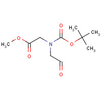 175211-73-1 methyl 2-[(2-methylpropan-2-yl)oxycarbonyl-(2-oxoethyl)amino]acetate chemical structure