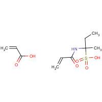40623-75-4 prop-2-enoic acid;2-(prop-2-enoylamino)butane-2-sulfonic acid chemical structure