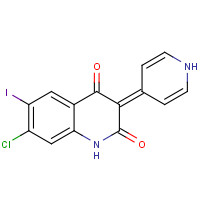 1398340-03-8 7-chloro-6-iodo-3-(1H-pyridin-4-ylidene)-1H-quinoline-2,4-dione chemical structure