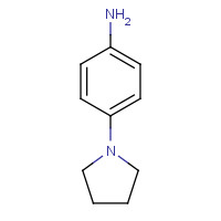 2632-65-7 4-pyrrolidin-1-ylaniline chemical structure