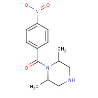 1384448-51-4 (2,6-dimethylpiperazin-1-yl)-(4-nitrophenyl)methanone chemical structure
