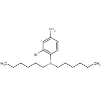 1542259-26-6 2-bromo-1-N,1-N-dihexylbenzene-1,4-diamine chemical structure