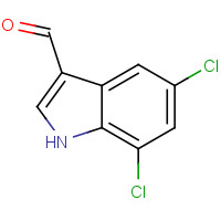 4771-51-1 5,7-dichloro-1H-indole-3-carbaldehyde chemical structure