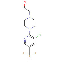 215434-40-5 2-[4-[3-chloro-5-(trifluoromethyl)pyridin-2-yl]piperazin-1-yl]ethanol chemical structure