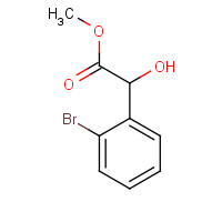 21165-13-9 methyl 2-(2-bromophenyl)-2-hydroxyacetate chemical structure