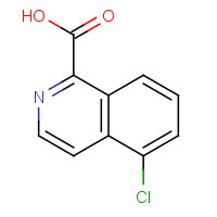 1179149-33-7 5-chloroisoquinoline-1-carboxylic acid chemical structure