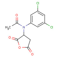 132689-81-7 N-(3,5-dichlorophenyl)-N-(2,5-dioxooxolan-3-yl)acetamide chemical structure