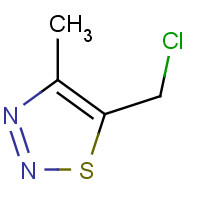 82172-42-7 5-(chloromethyl)-4-methylthiadiazole chemical structure