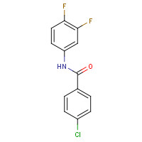 328262-13-1 4-chloro-N-(3,4-difluorophenyl)benzamide chemical structure