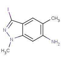 1190892-75-1 3-iodo-1,5-dimethylindazol-6-amine chemical structure