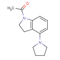 1384054-08-3 1-(4-pyrrolidin-1-yl-2,3-dihydroindol-1-yl)ethanone chemical structure