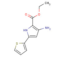 237435-97-1 ethyl 3-amino-5-thiophen-2-yl-1H-pyrrole-2-carboxylate chemical structure
