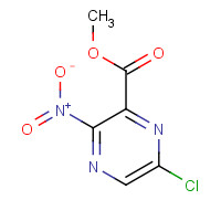 89690-75-5 methyl 6-chloro-3-nitropyrazine-2-carboxylate chemical structure
