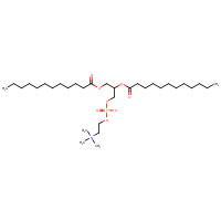 18656-40-1 2,3-di(dodecanoyloxy)propyl 2-(trimethylazaniumyl)ethyl phosphate chemical structure