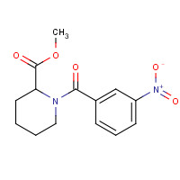 464913-61-9 methyl 1-(3-nitrobenzoyl)piperidine-2-carboxylate chemical structure