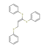102070-37-1 1,3-bis(phenylsulfanyl)prop-1-enylsulfanylbenzene chemical structure