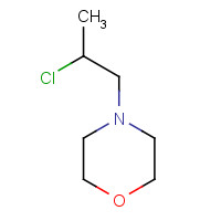 41821-45-8 4-(2-chloropropyl)morpholine chemical structure