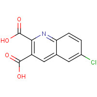 92513-50-3 6-chloroquinoline-2,3-dicarboxylic acid chemical structure