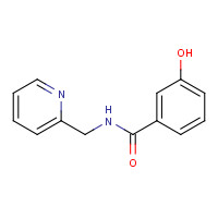 57786-51-3 3-hydroxy-N-(pyridin-2-ylmethyl)benzamide chemical structure