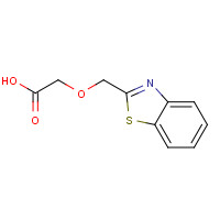 99513-52-7 2-(1,3-benzothiazol-2-ylmethoxy)acetic acid chemical structure