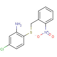 1019455-02-7 5-chloro-2-[(2-nitrophenyl)methylsulfanyl]aniline chemical structure