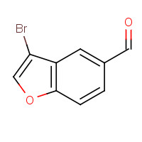 578028-25-8 3-bromo-1-benzofuran-5-carbaldehyde chemical structure