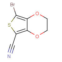 884507-59-9 5-bromo-2,3-dihydrothieno[3,4-b][1,4]dioxine-7-carbonitrile chemical structure