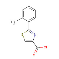 115311-25-6 2-(2-methylphenyl)-1,3-thiazole-4-carboxylic acid chemical structure